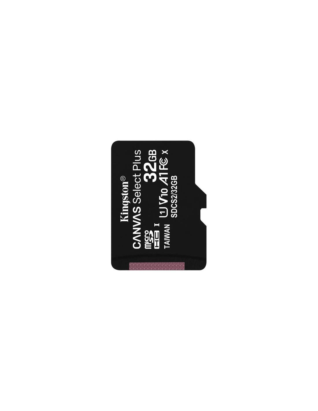 Memoria Kingston Micro Sd 32gb Canvas Select Plus 100mbs A1